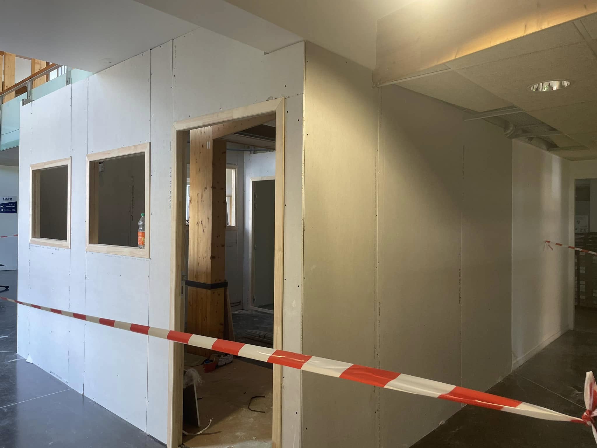 Cloisons en plaques de plâtre - Photo 2